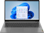 Arctic grey laptop showing keyboard and centered Windows 11 desktop on display