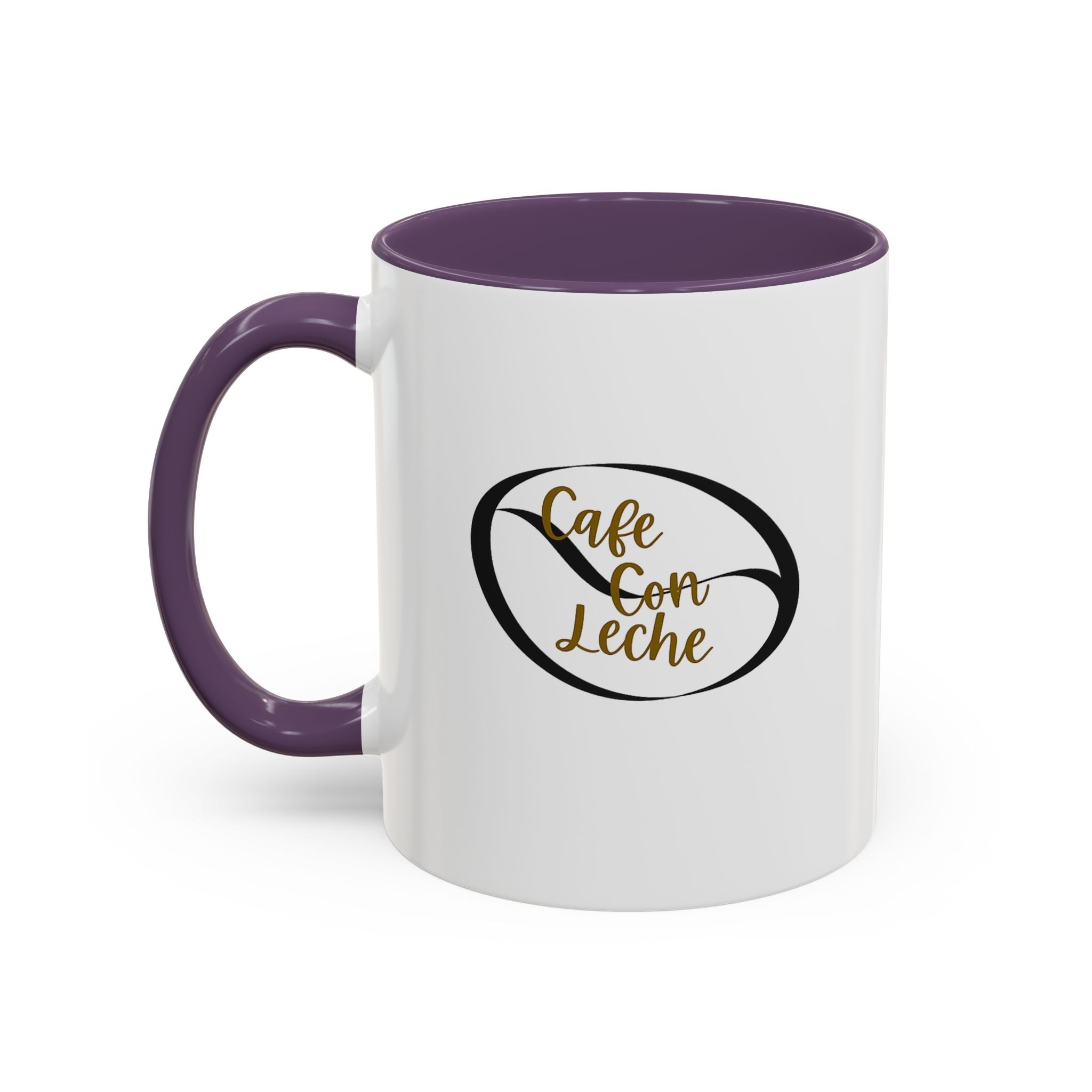 Café de Lune Accent Coffee Mug – French Café Logo Ceramic Mug (11/15 oz)