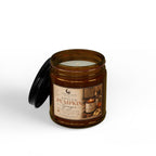 Spiced Pumpkin Ginger Soy Candle – 4oz & 9oz Amber Jar with Black Lid