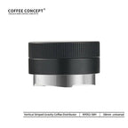 Vertical Striped Gravity Espresso Distributor - Stainless Steel Self-Leveling Tool 51/53/58mm From $16