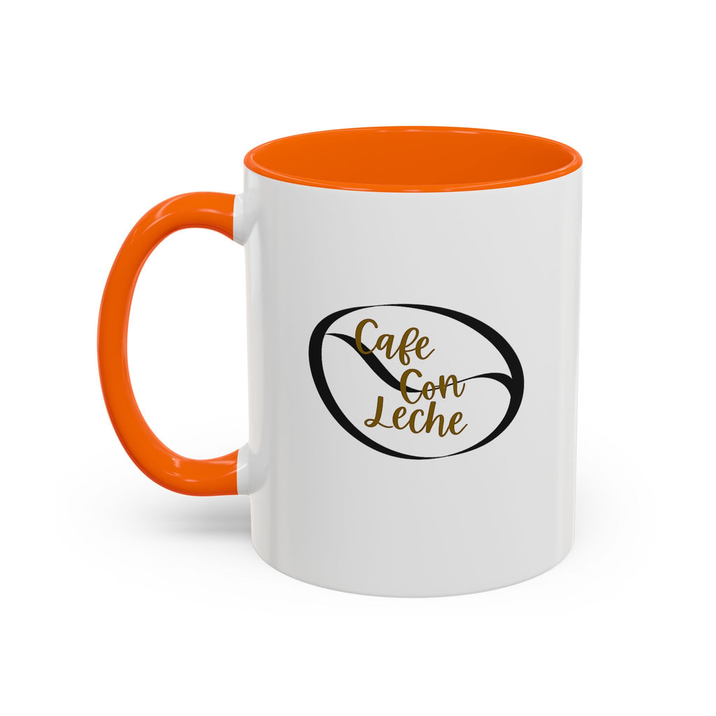 Café de Lune Accent Coffee Mug – French Café Logo Ceramic Mug (11/15 oz)