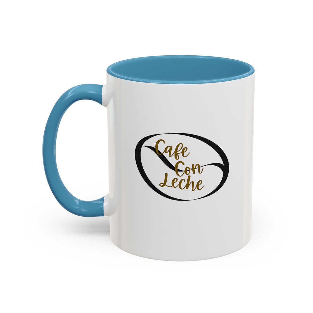 Café de Lune Accent Coffee Mug – French Café Logo Ceramic Mug (11/15 oz)