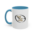 Café de Lune Accent Coffee Mug – French Café Logo Ceramic Mug (11/15 oz)