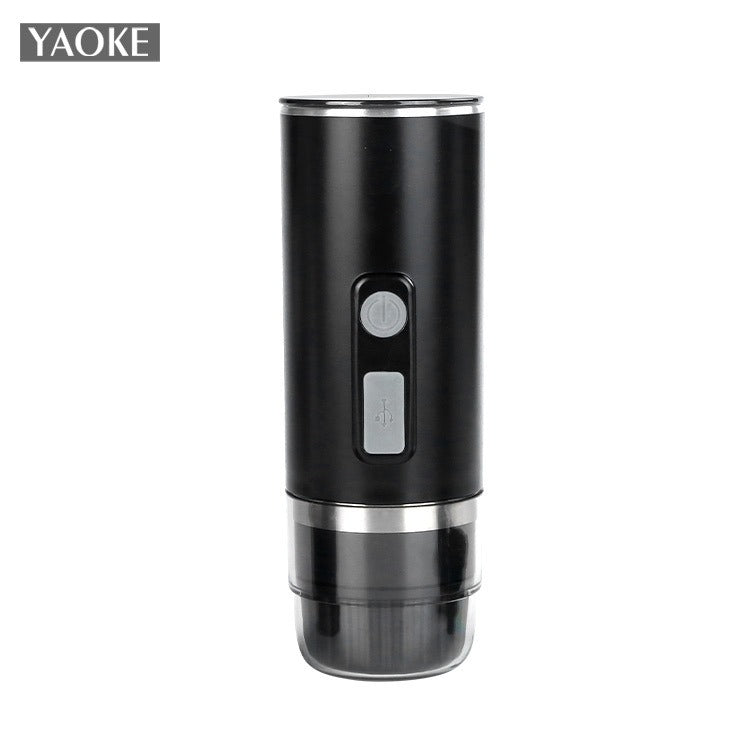 Yaoke Portable Espresso Machine – 15-Bar, Universal Capsule & Ground Coffee Maker