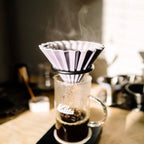 Origami - Pour Over Coffee Dripper - Porcelain - Matte Navy
