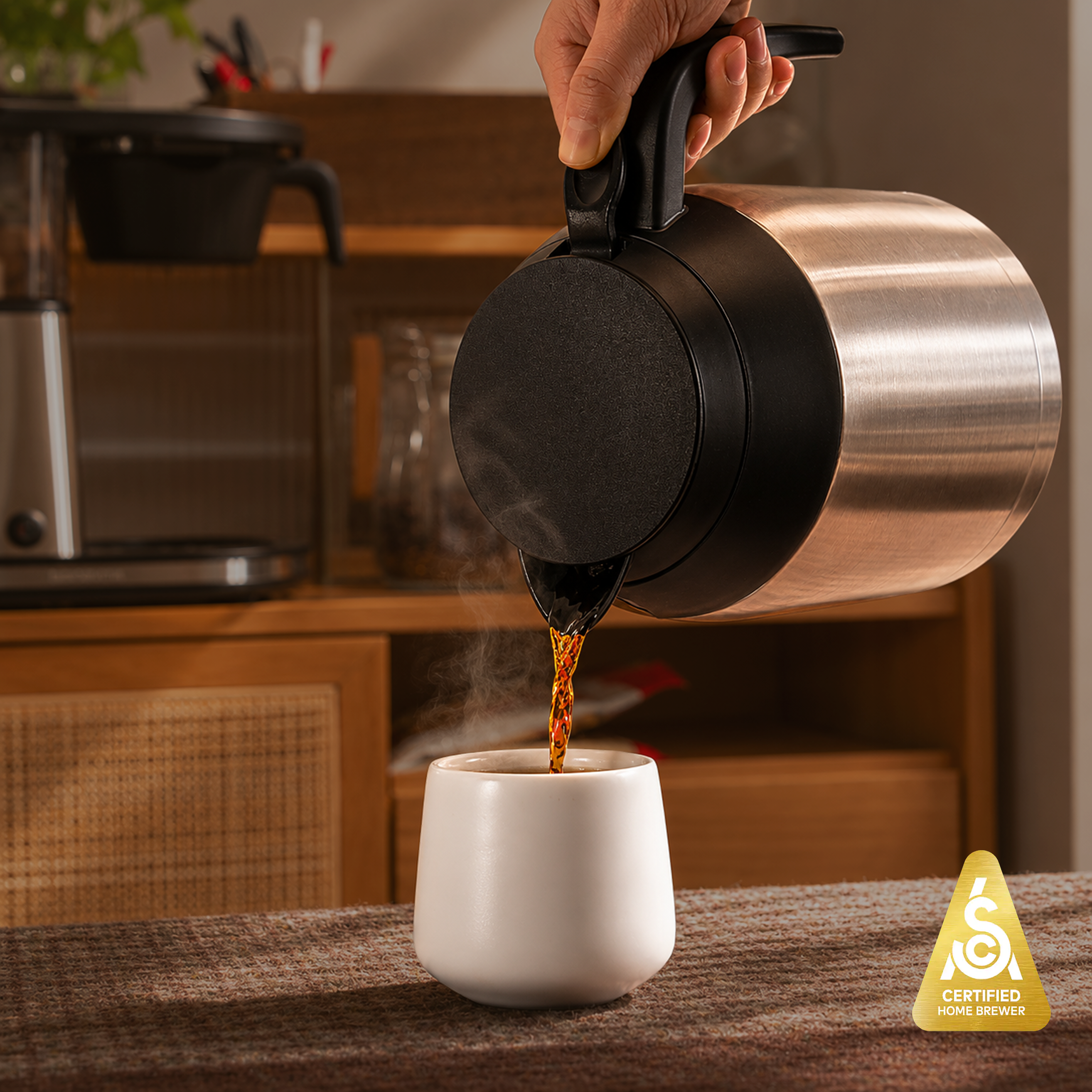 Bonavita Connoisseur 8-Cup Drip Coffee Maker – SCA Certified, Thermal Carafe