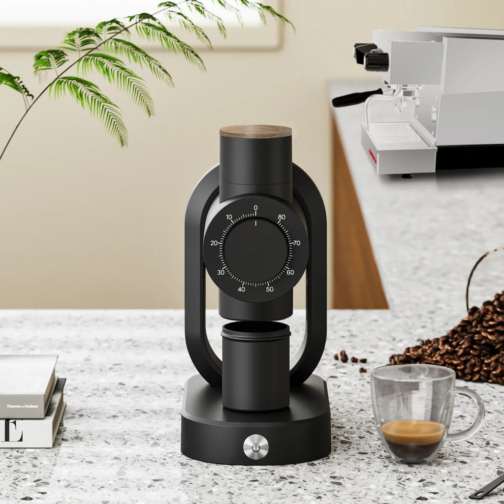 Geimori GU64 Flat Burr Coffee Grinder – 64mm, 150W BLDC, Single Dose