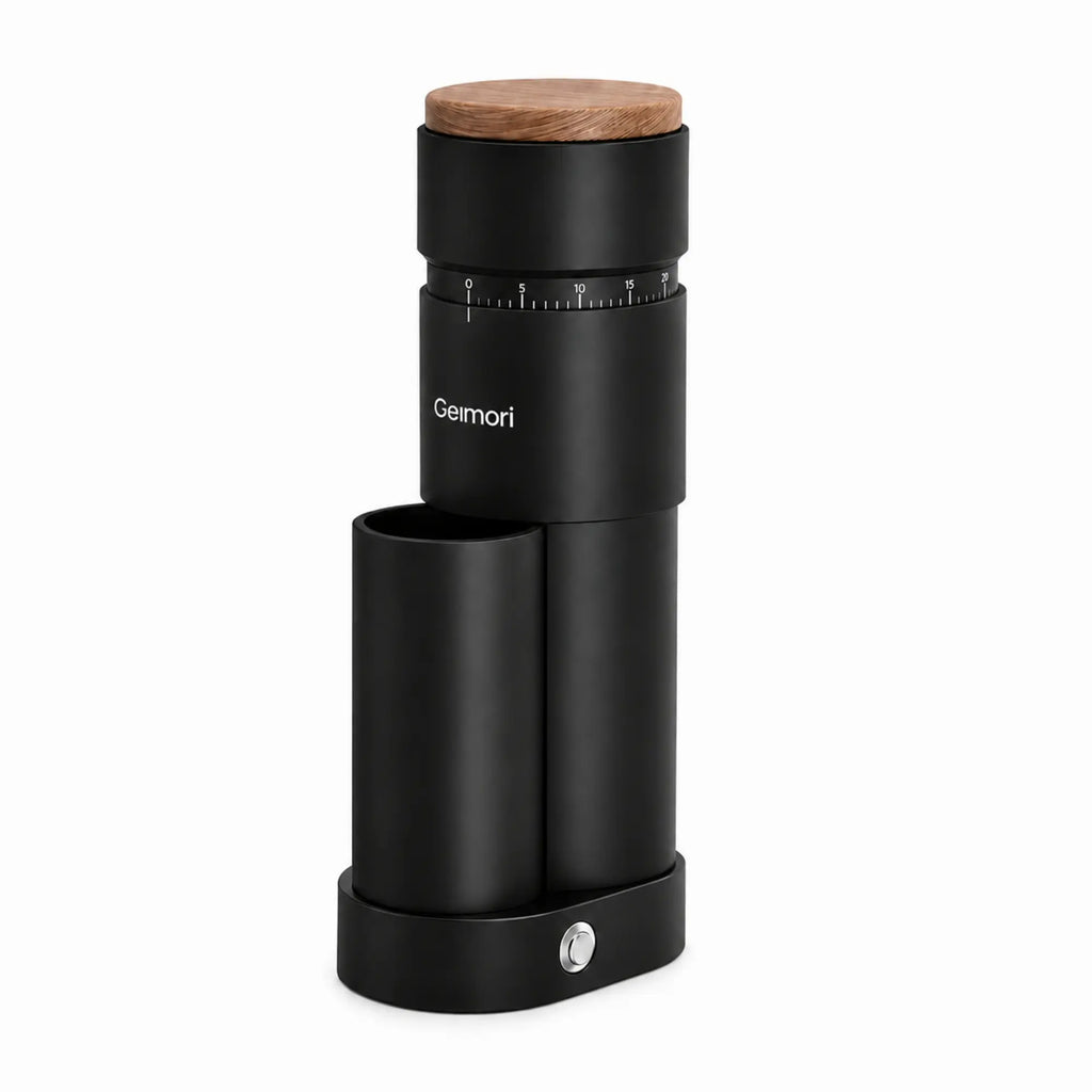 Geimori T38 Plus Electric Coffee Grinder – 38mm Conical Burr, Espresso & Filter