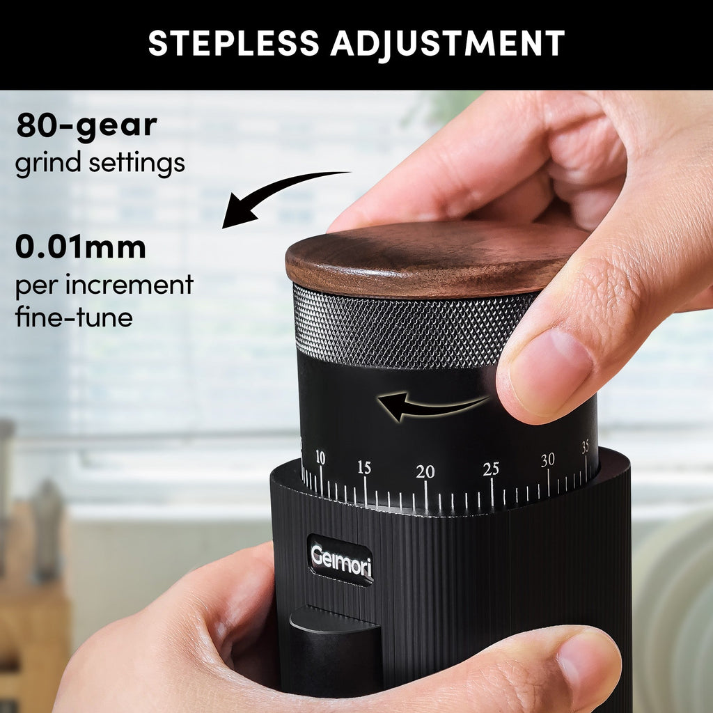 Geimori T38 Coffee Grinder | Portable Espresso & Filter Grinder