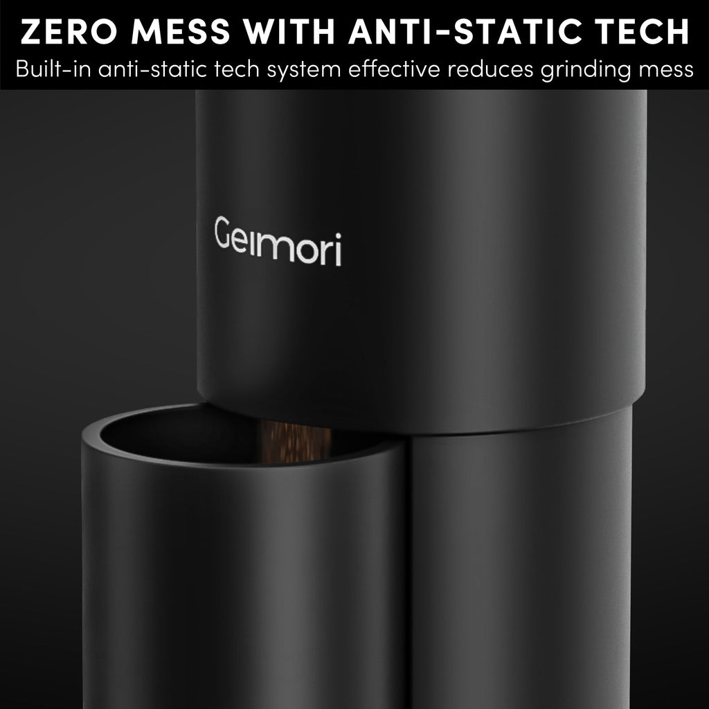 Geimori T38 Plus Electric Coffee Grinder – 38mm Conical Burr, Espresso & Filter