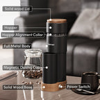 Geimori T38 Plus Electric Coffee Grinder – 38mm Conical Burr, Espresso & Filter