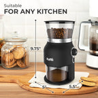 Conical Burr Coffee Grinder – Great Gift Idea for Coffee Lovers | KF8150