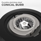 Conical Burr Coffee Grinder – Great Gift Idea for Coffee Lovers | KF8150