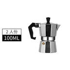 Mocha Coffee Pots Italian Aluminum Octagonal Pot Tea Maker Portable Coffee Maker