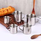 Stainless Steel Coffee Mug with Handle | Portable Travel Camping Cup