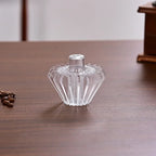 1-2Cups Coffee Dripper Crystal Eye Pour Over Coffee Filter Coffee Filter Cup Filter Papers Press Flat Bottom Increase Uniformity