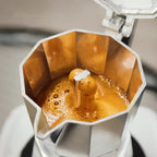 Mocha Coffee Pots Italian Aluminum Octagonal Pot Tea Maker Portable Coffee Maker