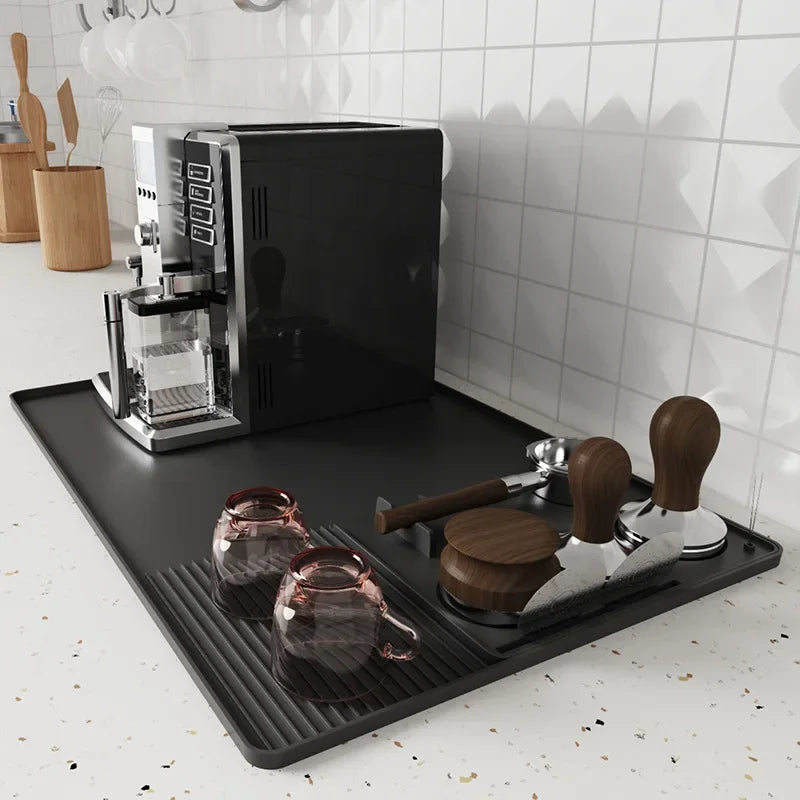 Alfombrilla de prensado de espresso, estación distribuidora, almohadilla de silicona para portafiltro, accesorios para cafetera de bar, herramientas de barista, artículos de café