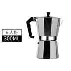 Mocha Coffee Pots Italian Aluminum Octagonal Pot Tea Maker Portable Coffee Maker