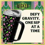 Wicked Officially Licensed Black Stainless Steel Camp Mug – 12oz Insulated Travel Mug