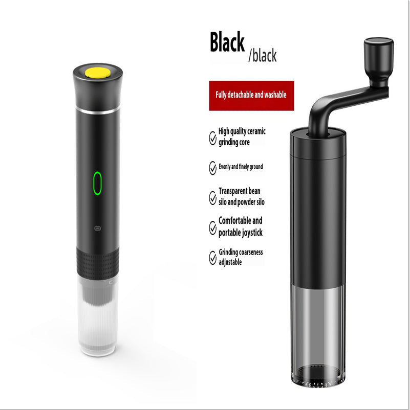 3-in-1 Portable Espresso Maker – USB-C Rechargeable Travel Coffee Machine