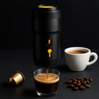 Portable Electric Espresso Machine – 20 Bar, 7500mAh Battery, USB & Car Charger