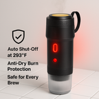 Portable Electric Espresso Machine – 20 Bar, 7500mAh Battery, USB & Car Charger