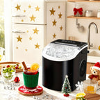 Portable Countertop Ice Maker Machine – Fast Ice Making, 2 Ice Sizes