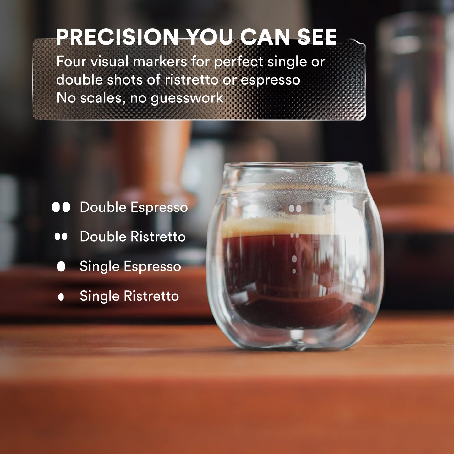 Espresso Pouring Glass
