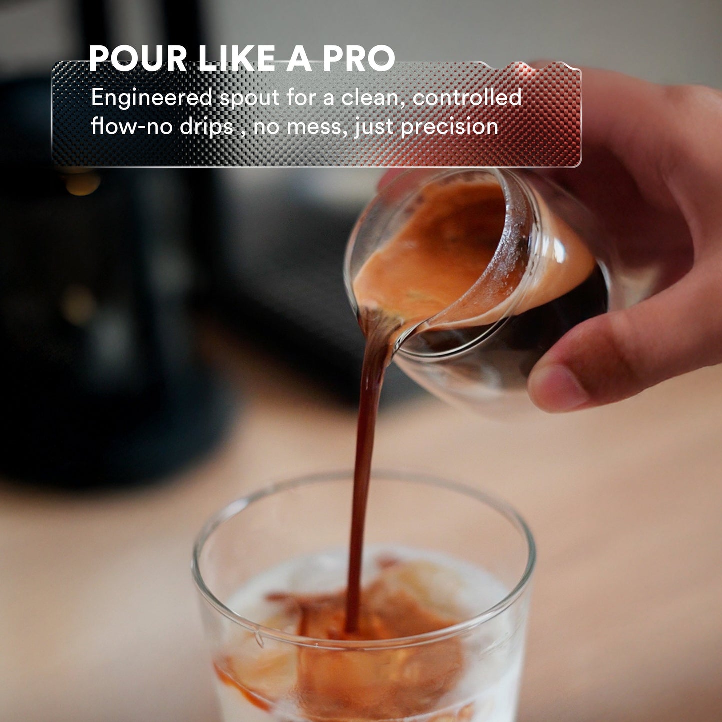 Espresso Pouring Glass