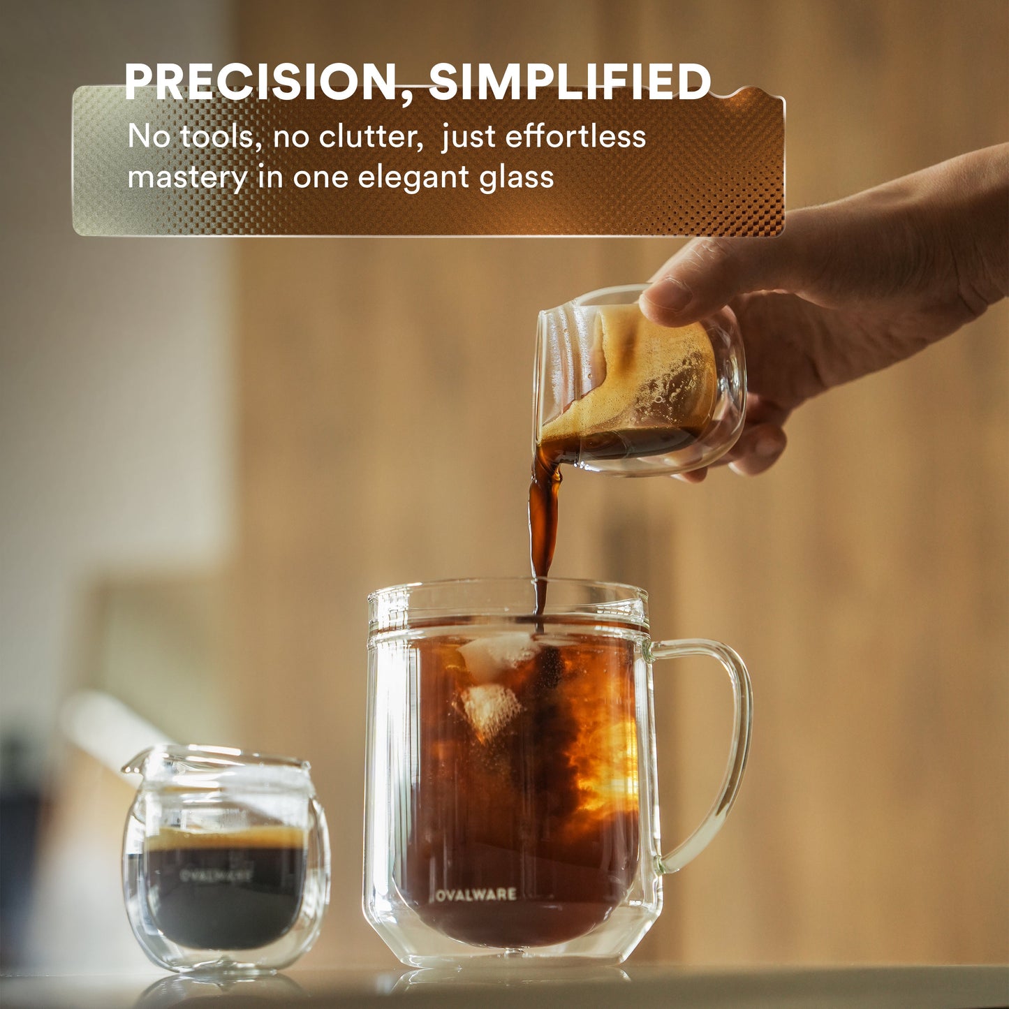 Espresso Pouring Glass