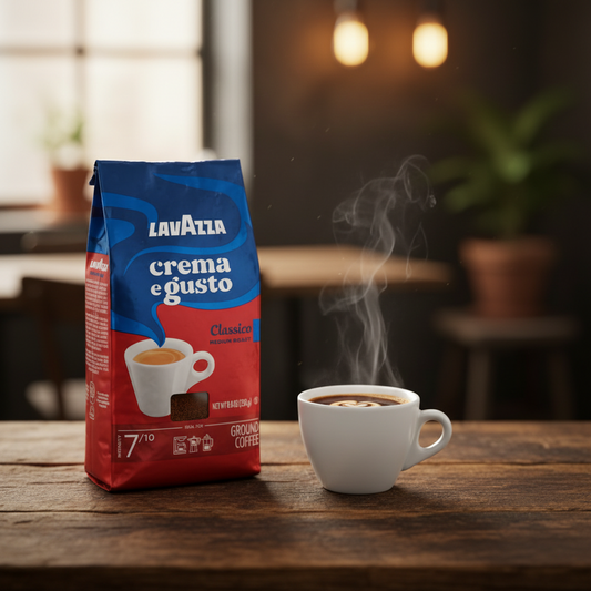 Lavazza Ground Classico Medium Roast Crema E Gusto Coffee