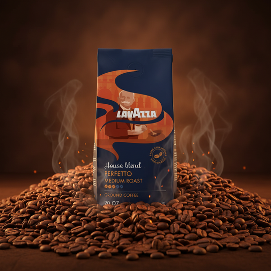 Lavazza House Blend Perfetto Medium Roast Ground Coffee