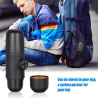 Portable Manual Espresso Maker – 8 Bar Piston, No Electricity, Travel Ready