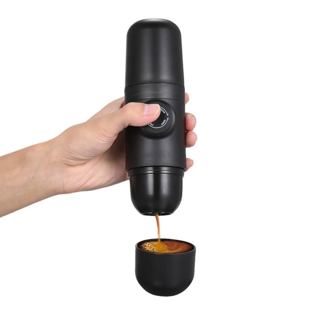 Portable Manual Espresso Maker – 8 Bar Piston, No Electricity, Travel Ready