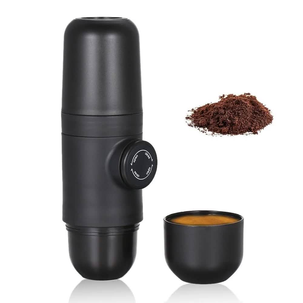 Portable Manual Espresso Maker – 8 Bar Piston, No Electricity, Travel Ready