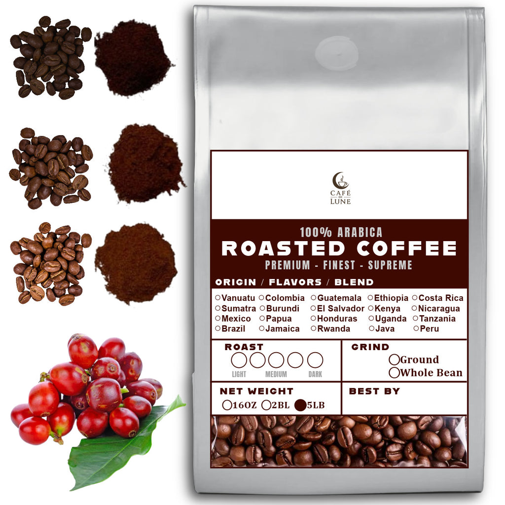 Cafe de Lune 5LB Specialty Coffee