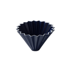 Origami - Pour Over Coffee Dripper - Porcelain - Matte Navy