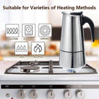 Stovetop Espresso & Moka Pot Italian Coffee Maker