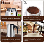 Stovetop Espresso & Moka Pot Italian Coffee Maker
