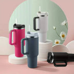 Tumbler with Handle And Straw Lid, Leak-proof Travel 40oz Coffee Mug